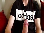 Blond Addidas Boy Porn Getting Off