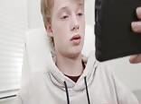 Blond chair jerker gay teen porn