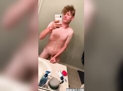 Blond dude is very horny