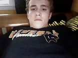 Blond hairy boy jerks off gay porn