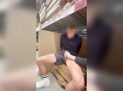 Blond Jerked Off in Hardware Store 198