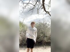 Blond Teen undresses in Public Porn