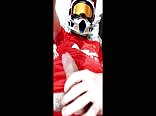 Blond Twink jerk off wearing soccer gear boys porn
