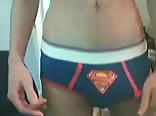 Blond Uses a Huge Dildo & Cum