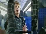 Blonde Boys Porn Jerks On A Train