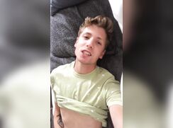 Blonde Guy Big Dick Cums