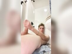 Blonde Jacks on the Bath Floor Porn Boys