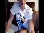 Blonde Twink Caught Jerking