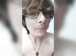 Blonde twink cums for girl
