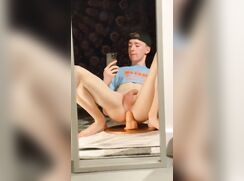 Bobby Rides the Toy he found in Sisters Room