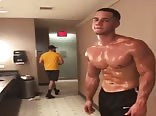 BODY oiled up hunk boy