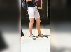 Boner Twink Standing Around Outside-No Cum 211
