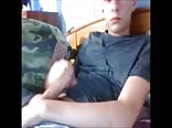 Boy beats his meat for a fake girl gay porn