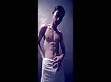 Boy in a towel