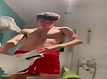 Boy In Red Tube Twink Porn Strip