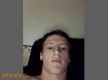 Boy porn coats his abs and licks it off his fingers