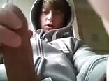 Boy Porn Jerks His Small Uncut Penis Till The Rush Cums