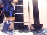 Boy Rubs One Off Against Ladder