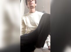 boy showing himself