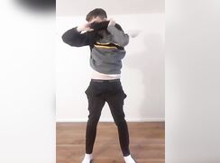 Boy stripping:-)