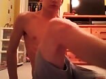 Boy wanks on his bedroom floor gay teen porn