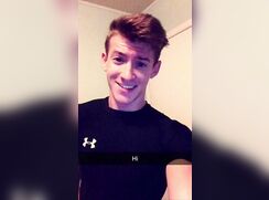 Boy with a big dick jerks