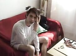 Boy with puppy ears strips for porn audition