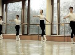 Boys exam in Bolshoi Ballet Academy