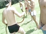 Boys getting a Shower^^