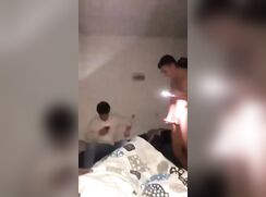 Boys Having Fun in the Room