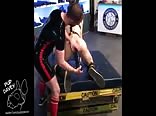 Boys Porn Demonstrates Big Dildos at Public Event