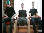 Boys Porn Friends jerk off together and see who can shoot the farthest