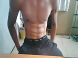 Boys porn jerking off my throbbing cock in my CKs