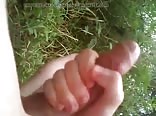 Boys porn jerking off outside