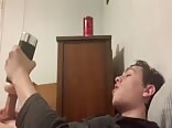 Boys Porn Laying back after long day and fucking my flesh light 