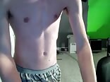 Boys porn wanks in his personal studio