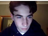 Boys porn with nice eyes and big cock squirts his cum all over 