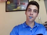 Boys Straight Porn Jerking for girlfriend on webcam