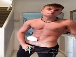 Brit Boy's Bubble Butt & Boner B-Roll Porn