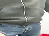 British dude takes break at work to wank his big uncut dick