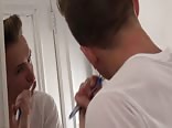 Brushed my teeth, took up the charge and masturbate