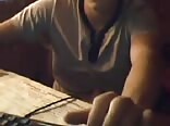 Buff teen wanker pleasuring himself