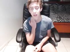 Cam boy broadcaster showing off his board twink porn
