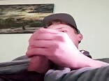 cap guy cums gay porn