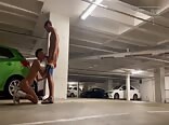 Car park blowjob gay porn