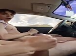 Car Sex - Buddies Race to Climax - Who Cleans Up The Mess