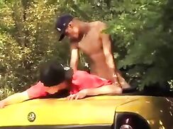 Car Sex in Forest
