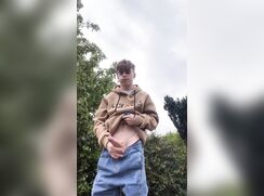Caught Jerking Outside no cum 342