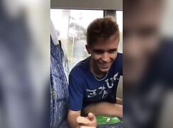 Caught on the train teen porn