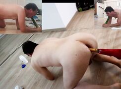 Cd slut fucks umbrella